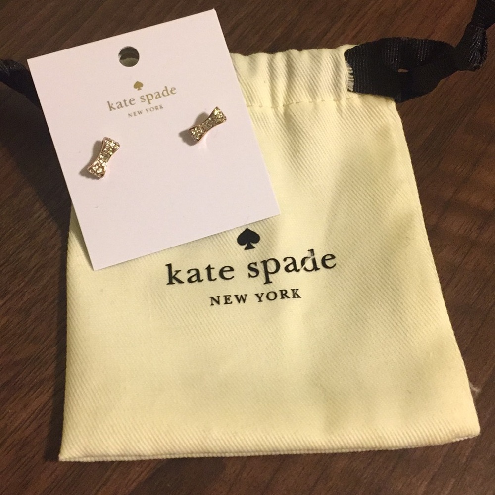 NWT kate spade bow earrings